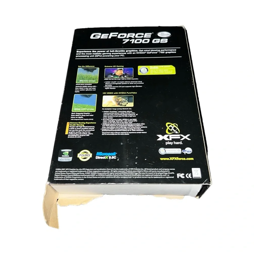 XFX GeForce 7100 GS Graphics Card 512 MB Open Box